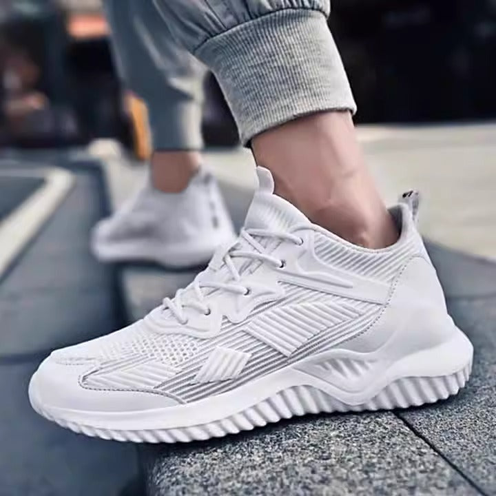 Spring New Men's Shoes with Low Top and Bottom Shoes Live Broadcast Leather Sports Shoes Running and Leisure Men's Shoes