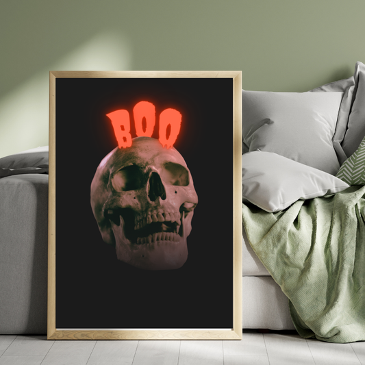 SKULL AESTHETIC  METAL POSTER